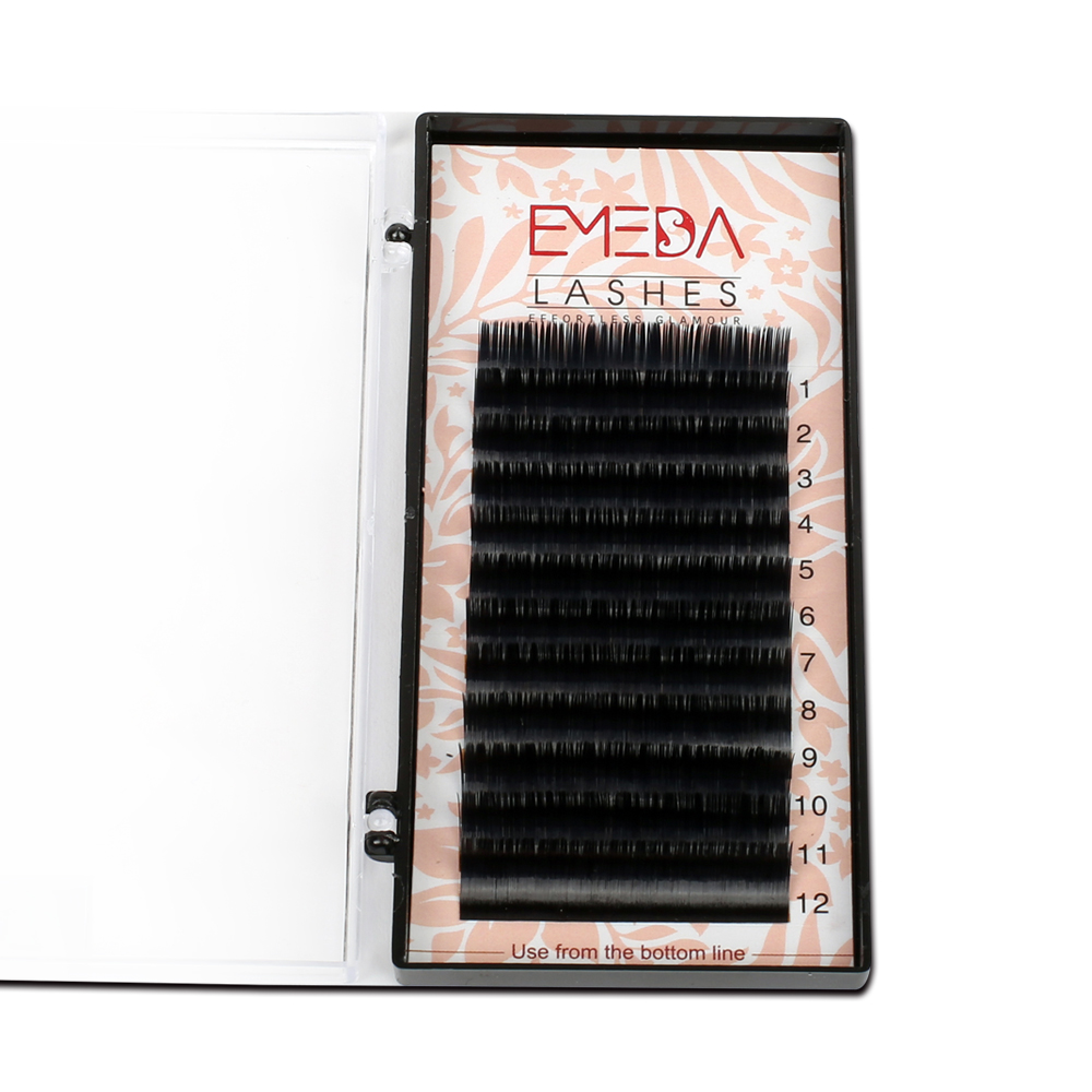 Individual Eyelash Extension Private Label J B C D Curl 0.05 0.07 0.15  JE51